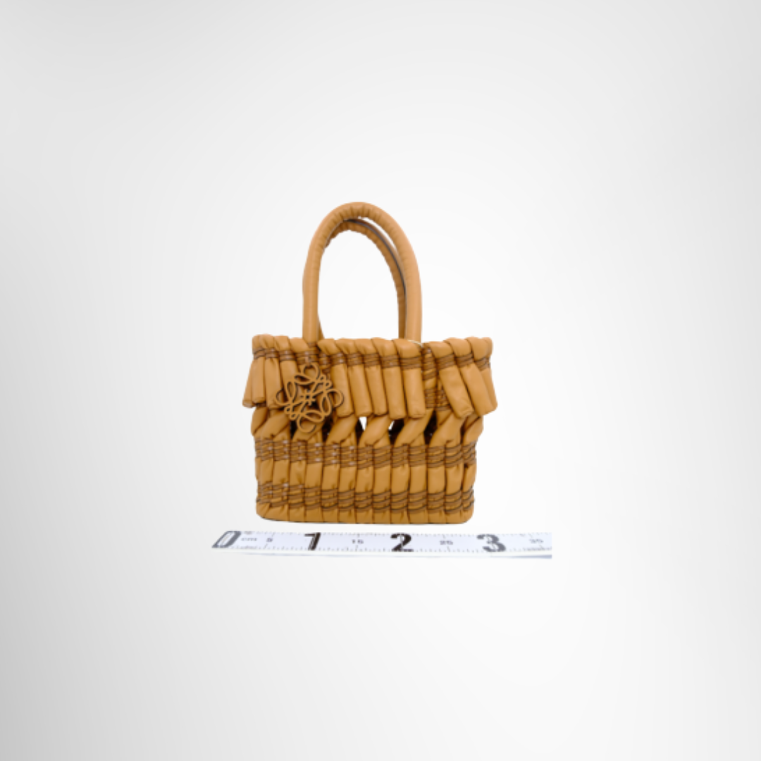 Loewe Preowned Luxury Tubular Basket Bag Front View - Antonio & Co.
