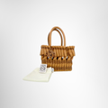 Loewe Preowned Luxury Tubular Basket Bag Front View with Dustbag - Antonio & Co.