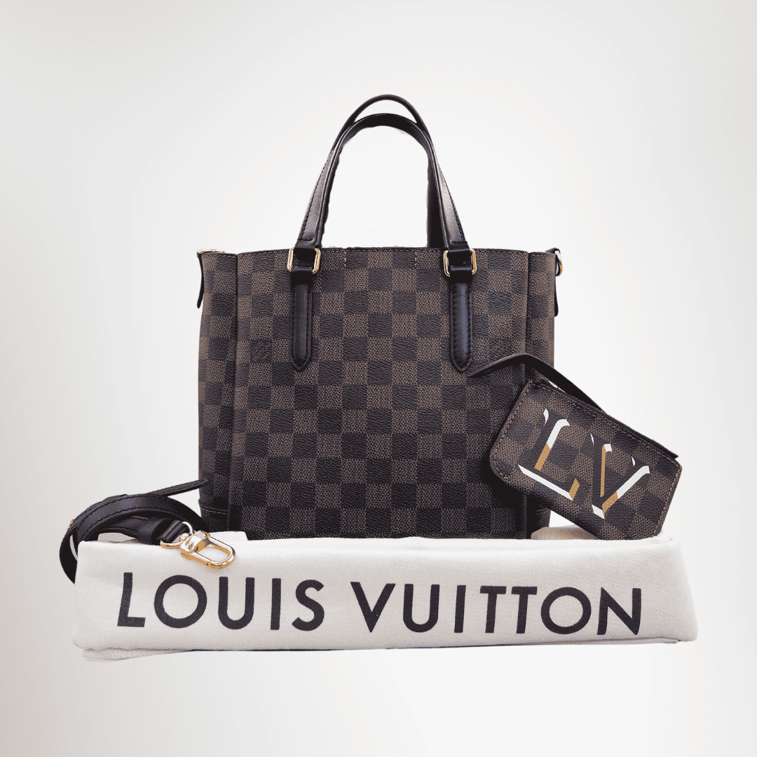 Louis Vuitton Belmont NV BB Damier Ebene Tote Bag