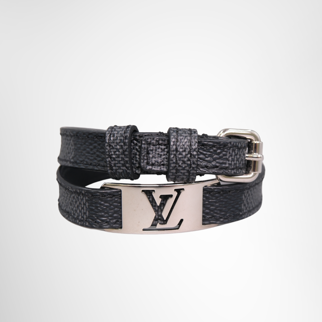 Damier Graphite Sign It Wrap Bracelet