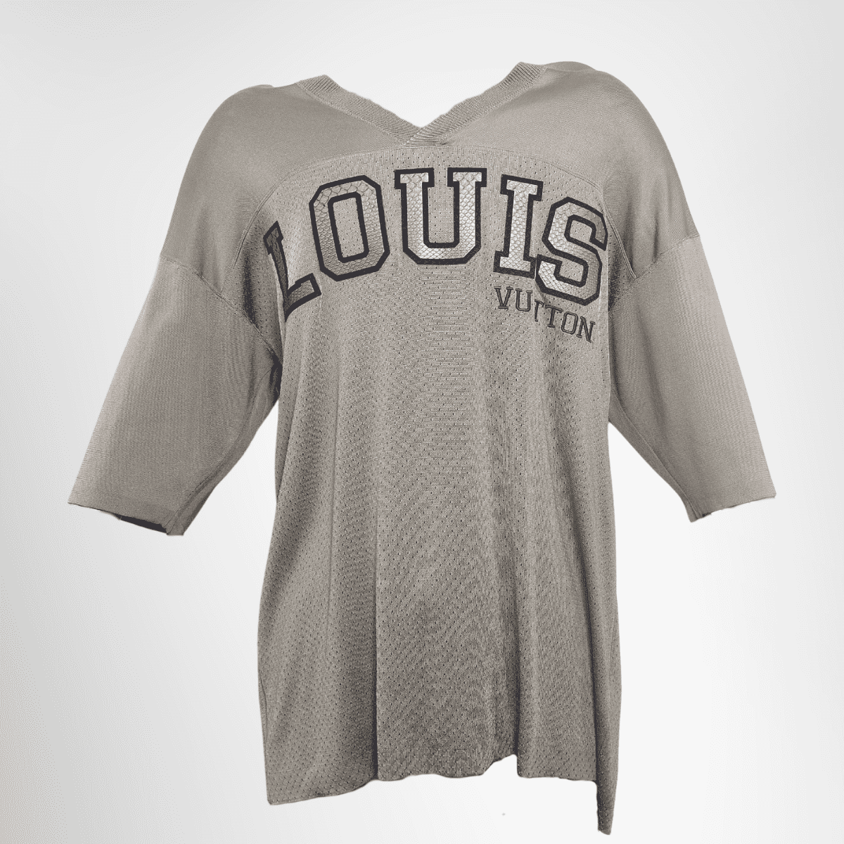 Louis Vuitton 2018 Python-Trimmed Football Jersey Shirt – Pre-Owned Luxury Brand Apparel – Antonio & Co Front Page