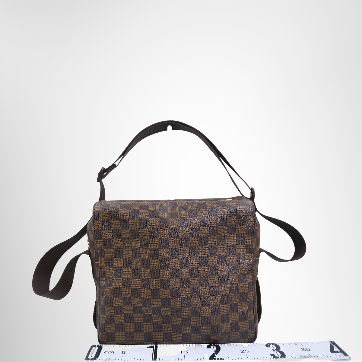 Louis Vuitton Damier Ebene Naviglio Bag – Pre-Owned Luxury Brand Bag – Antonio & Co – Back View