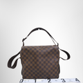 Louis Vuitton Damier Ebene Naviglio Bag – Pre-Owned Luxury Brand Bag – Antonio & Co – Back View