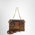 Louis Vuitton Dauphine MM Monogram Canvas Bag – Pre-Owned Luxury Brand Bag – Antonio & Co – Front Page With Accessory