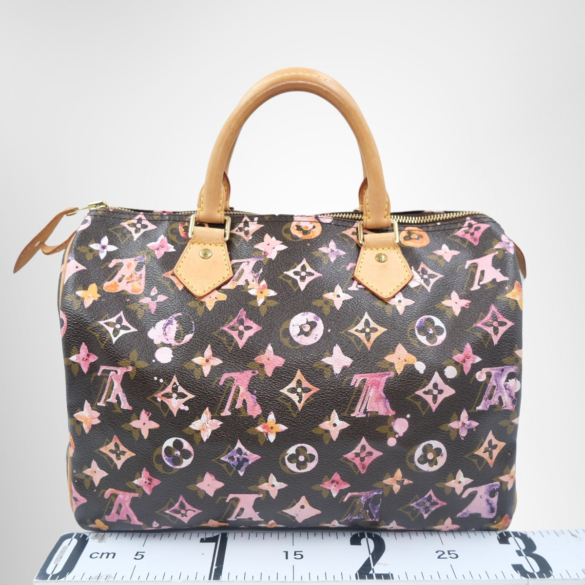  Louis Vuitton Limited Edition Monogram Watercolor Speedy 30 – Pre-Owned Luxury Brand Bags – Antonio & Co Front View 