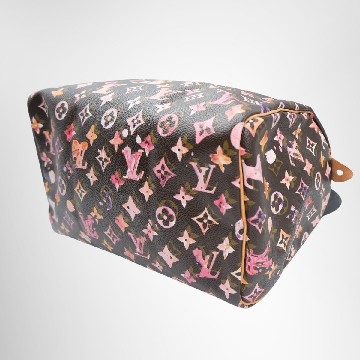  Louis Vuitton Limited Edition Monogram Watercolor Speedy 30 – Pre-Owned Luxury Brand Bags – Antonio & Co Right Corner View 