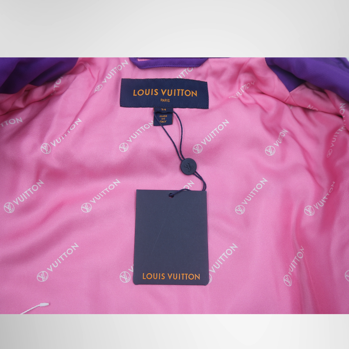 Louis Vuitton Purple Jacket – Pre-Owned Luxury Apparel – Antonio & Co Tag