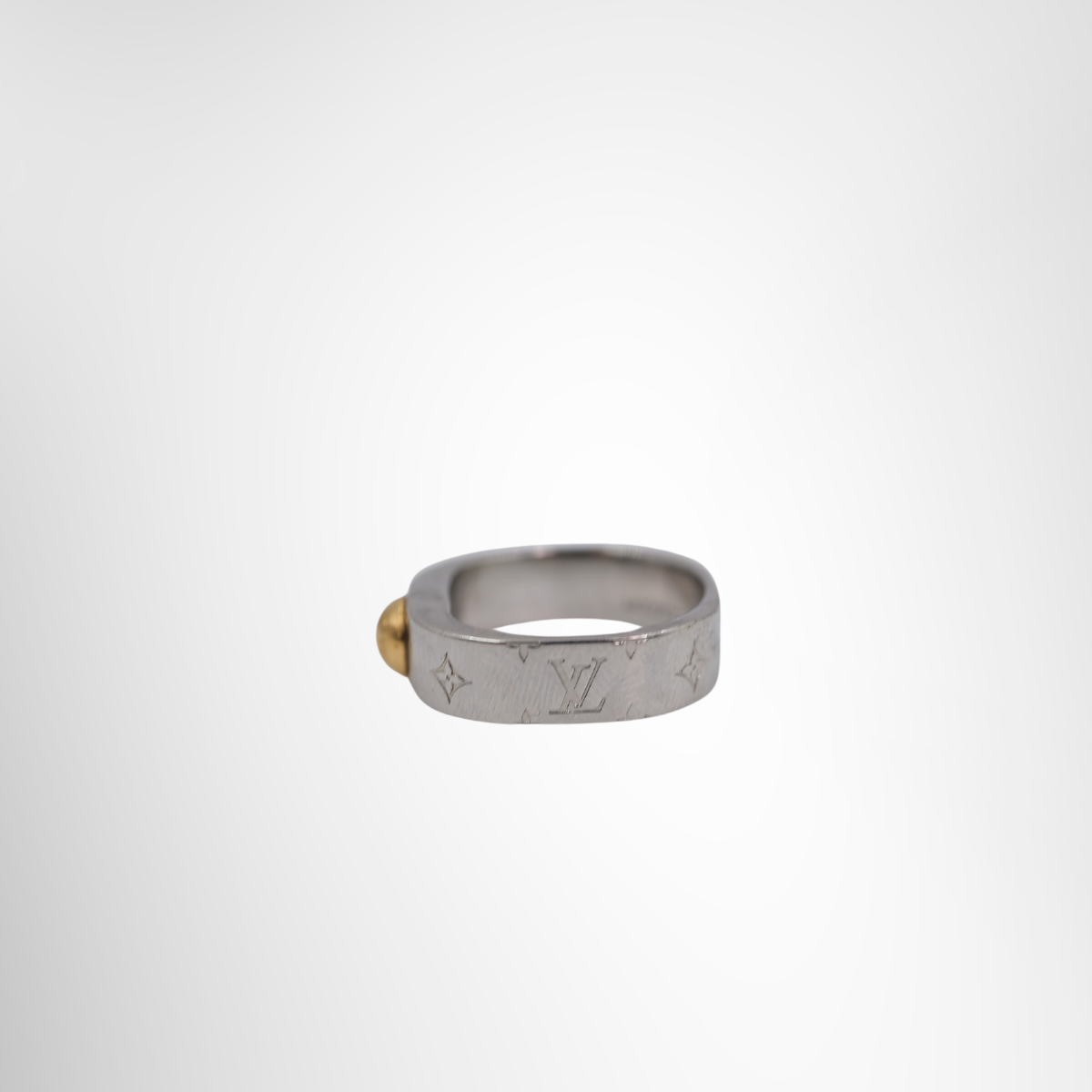 Louis Vuitton Nanogram Ring – Pre-Owned Luxury Brand Jewelry – Antonio & Co Side View 2