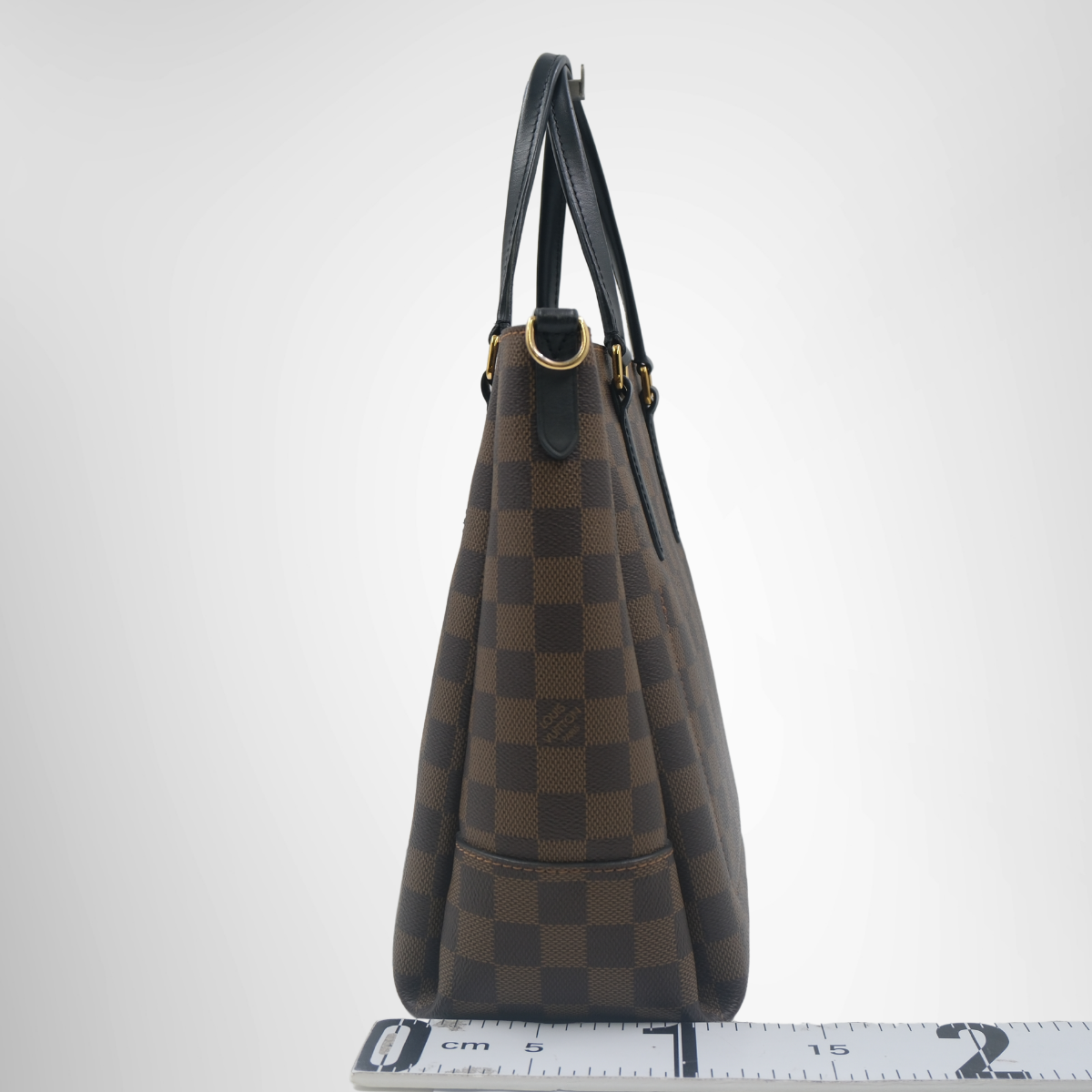 Louis Vuitton Belmont NV BB in Damier – Pre-Owned Luxury Brand Bags – Antonio & Co SIde View 