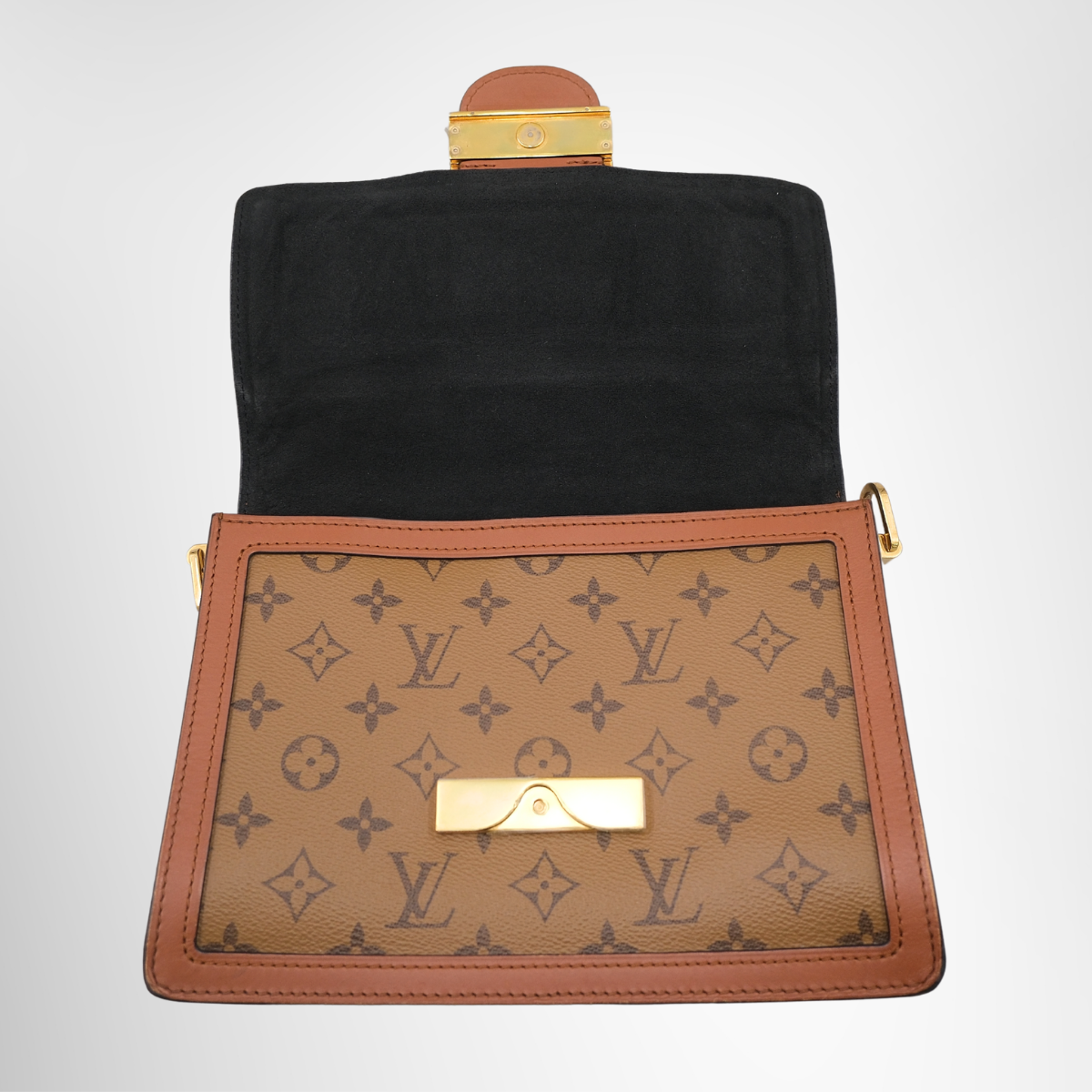 Louis Vuitton Dauphine MM Monogram & Monogram Reverse Canvas Bag