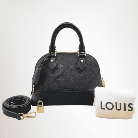 Louis Vuitton Neo Alma BB Monogram Empreinte – Black