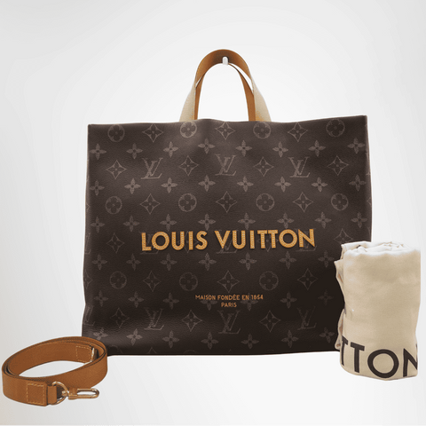 Louis Vuitton Shopper Tote MM Monogram Canvas