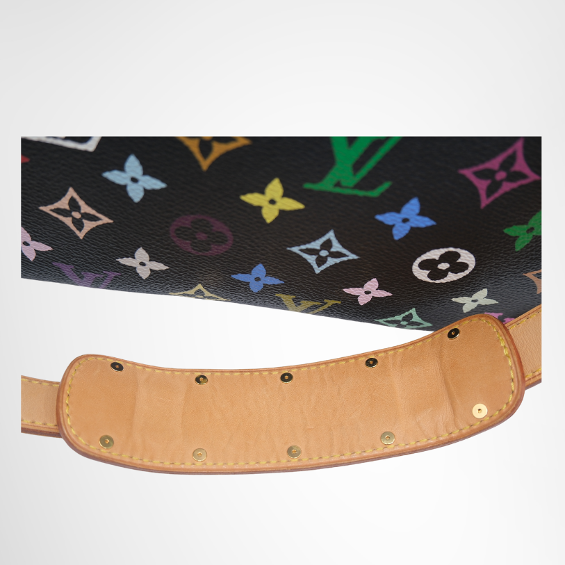 Louis Vuitton Black Monogram Multicolore Boulogne Bag – Pre-Owned Luxury Brand Bags – Antonio & Co Handle
