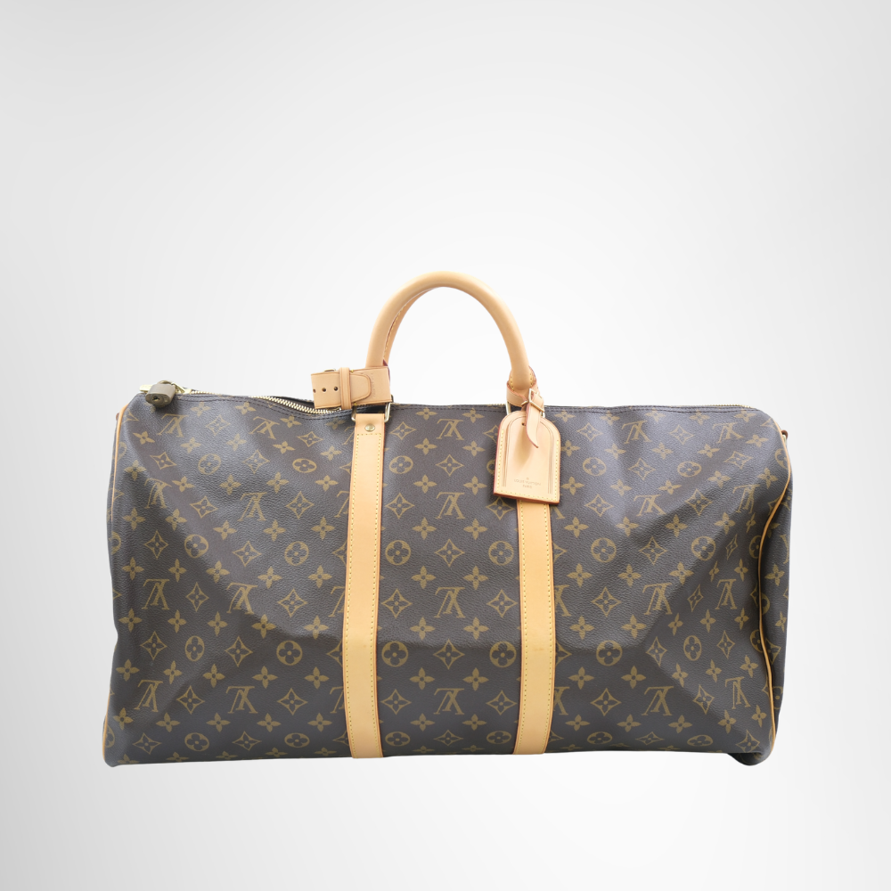 Louis Vuitton Monogram Keepall 55 Travel Bag – Pre-Owned Luxury Brand Bags – Antonio & Co Front Page