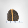 Louis Vuitton Monogram Keepall 55 Travel Bag – Pre-Owned Luxury Brand Bags – Antonio & Co Side View 