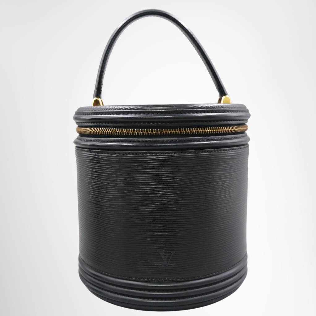 Louis Vuitton Epi Cannes Vanity Bag in Black