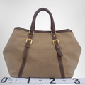 Louis Vuitton Preowned Luxury BN1841 Logo Jacquard 2-Way Tote Bag Back View - Antonio & Co.