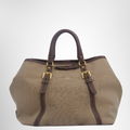 Louis Vuitton Preowned Luxury BN1841 Logo Jacquard 2-Way Tote Bag Front Page - Antonio & Co.