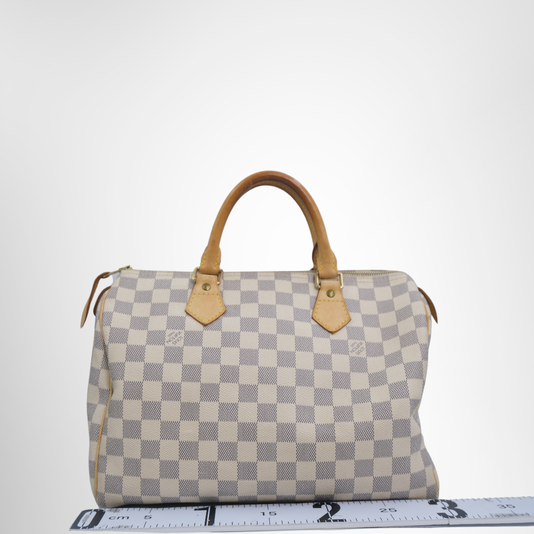 Louis Vuitton Preowned Luxury Bag Azur Bando Back View