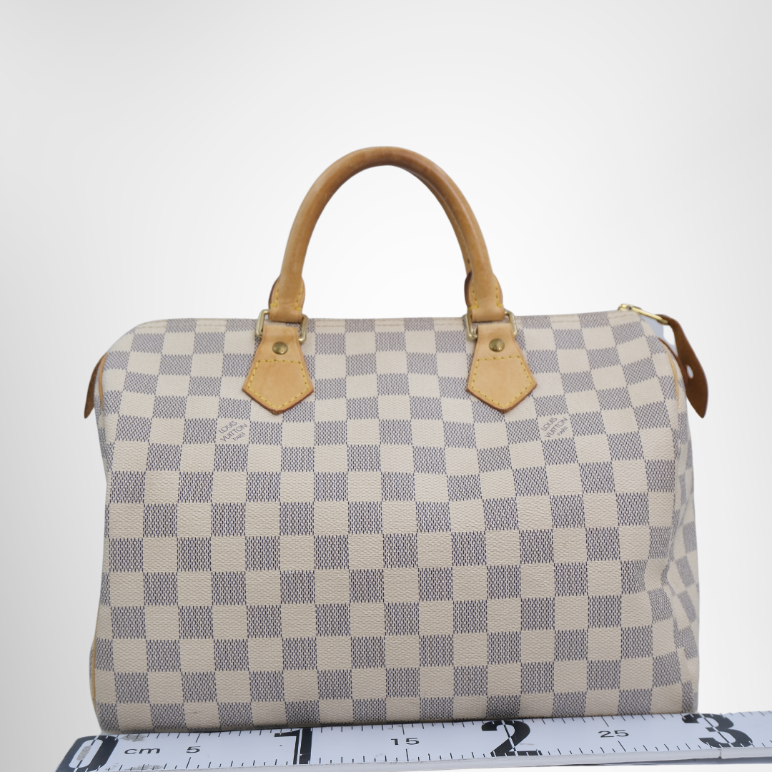 Louis Vuitton Preowned Luxury Bag Azur Bando Front View 3