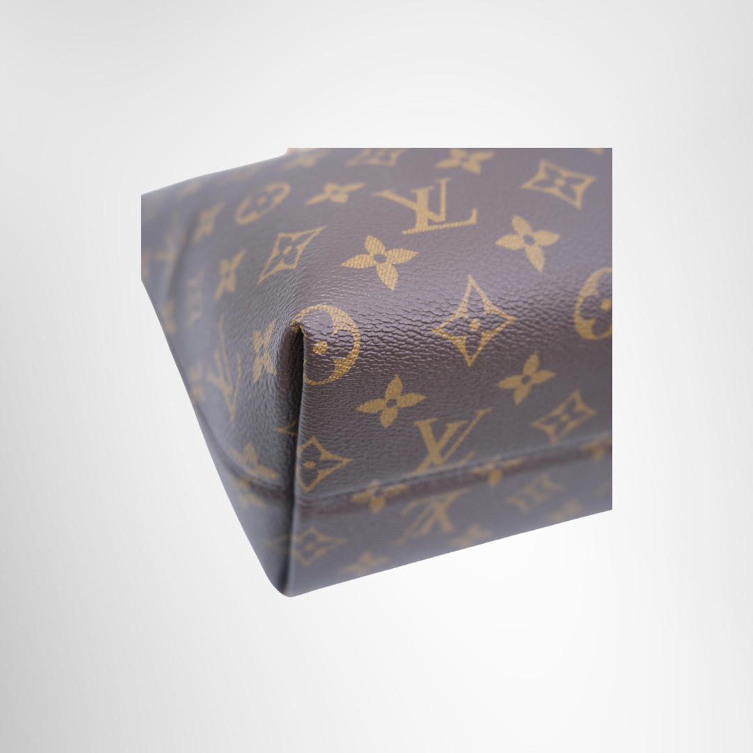 Louis Vuitton Preowned Luxury Bag Boetie PM NM Handbag in Monogram Canvas Bottom Side View