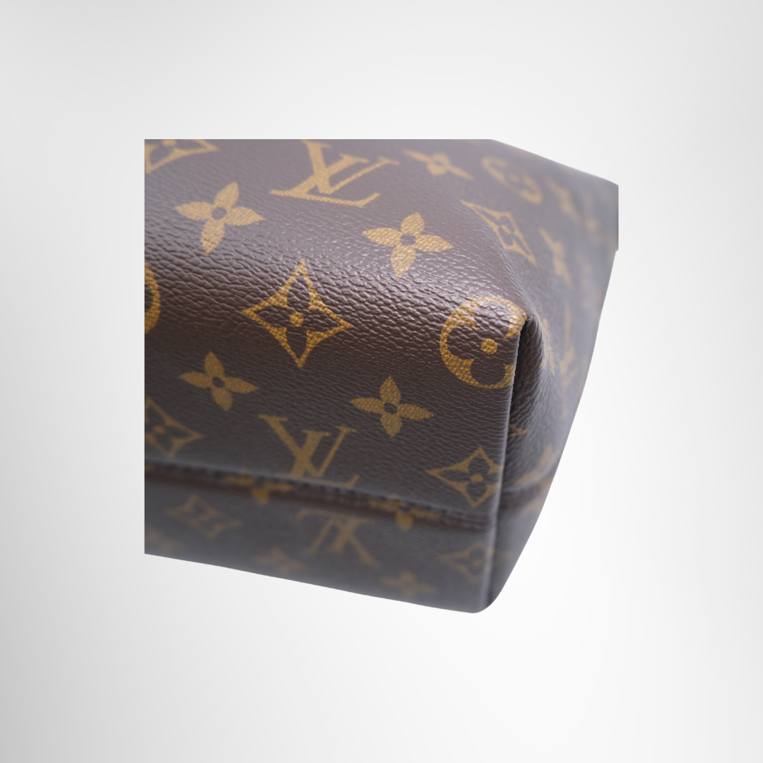 Louis Vuitton Preowned Luxury Bag Boetie PM NM Handbag in Monogram Canvas Bottom Side View 2