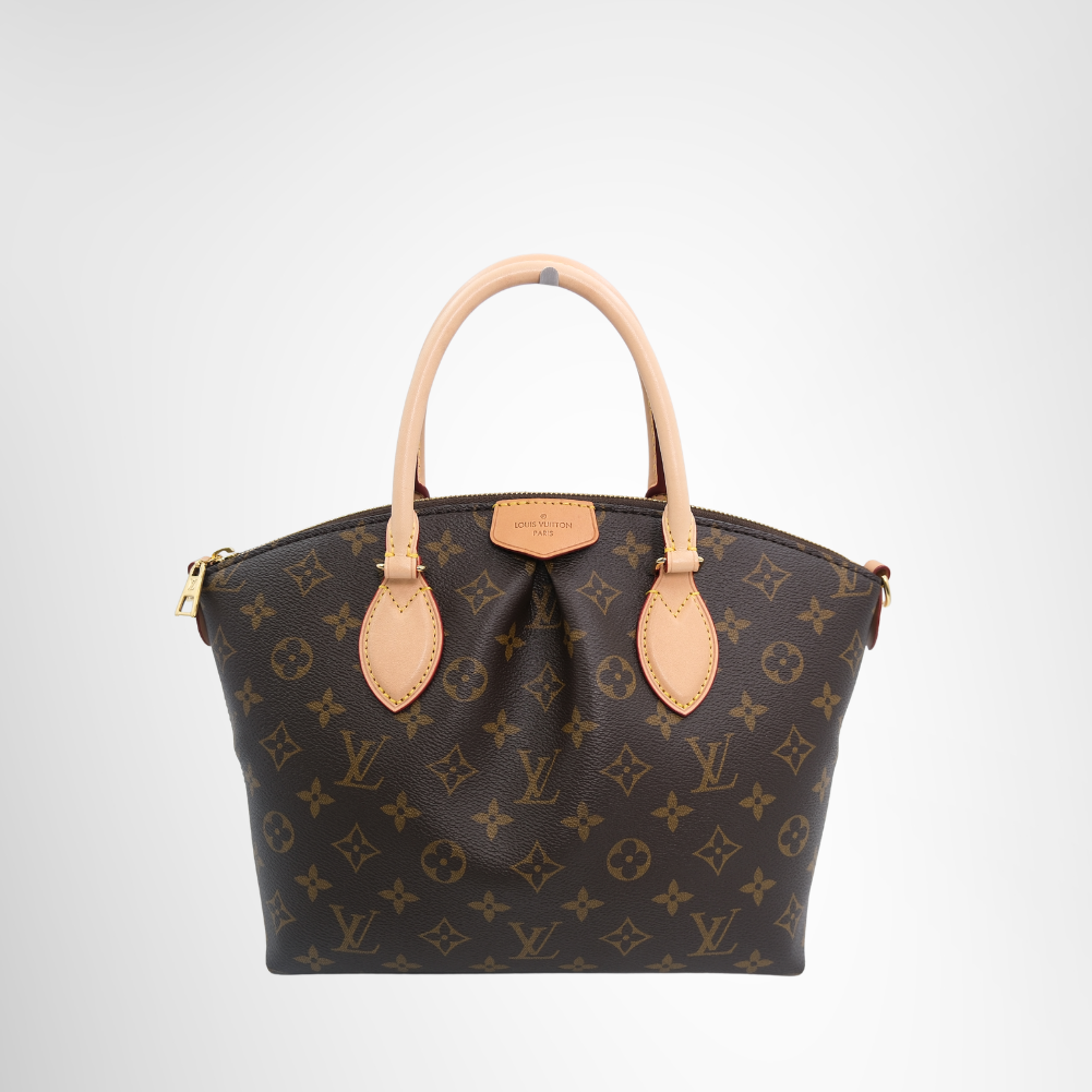 Louis Vuitton Preowned Luxury Bag Boetie PM NM Handbag in Monogram Canvas Front View