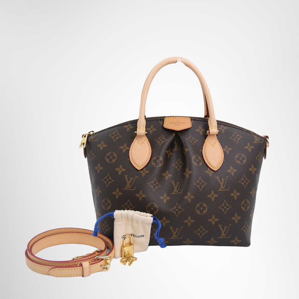 Louis Vuitton Preowned Luxury Bag Boetie PM NM Handbag in Monogram Canvas Front View 2