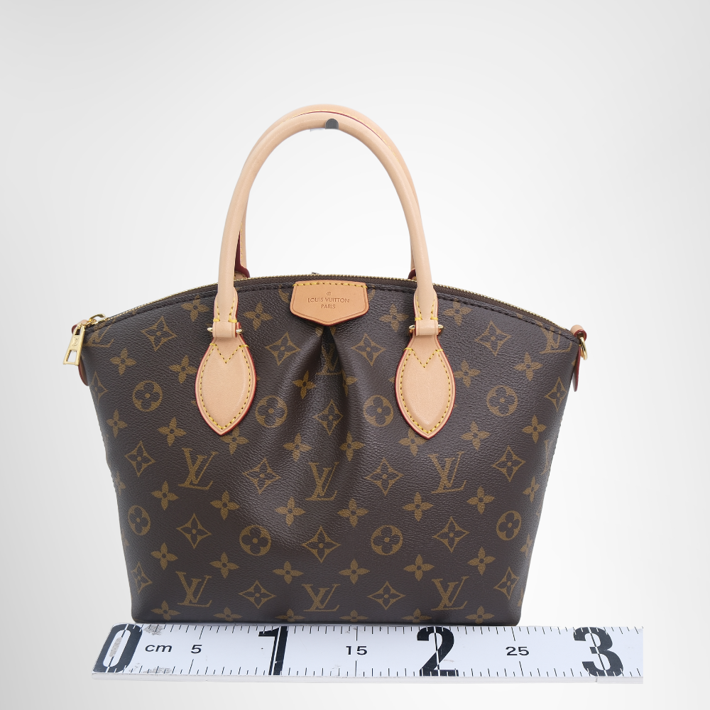 Louis Vuitton Preowned Luxury Bag Boetie PM NM Handbag in Monogram Canvas Front View 3
