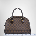 Louis Vuitton Preowned Luxury Bag Doumo Damier Back View