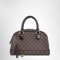 Louis Vuitton Preowned Luxury Bag Doumo Damier Front View 2