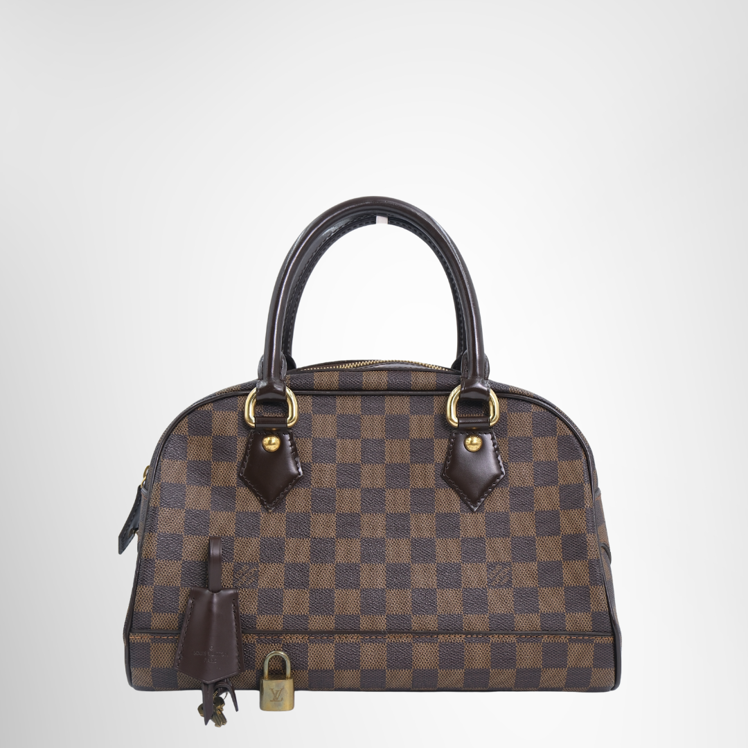 Louis Vuitton Preowned Luxury Bag Doumo Damier Front View 2