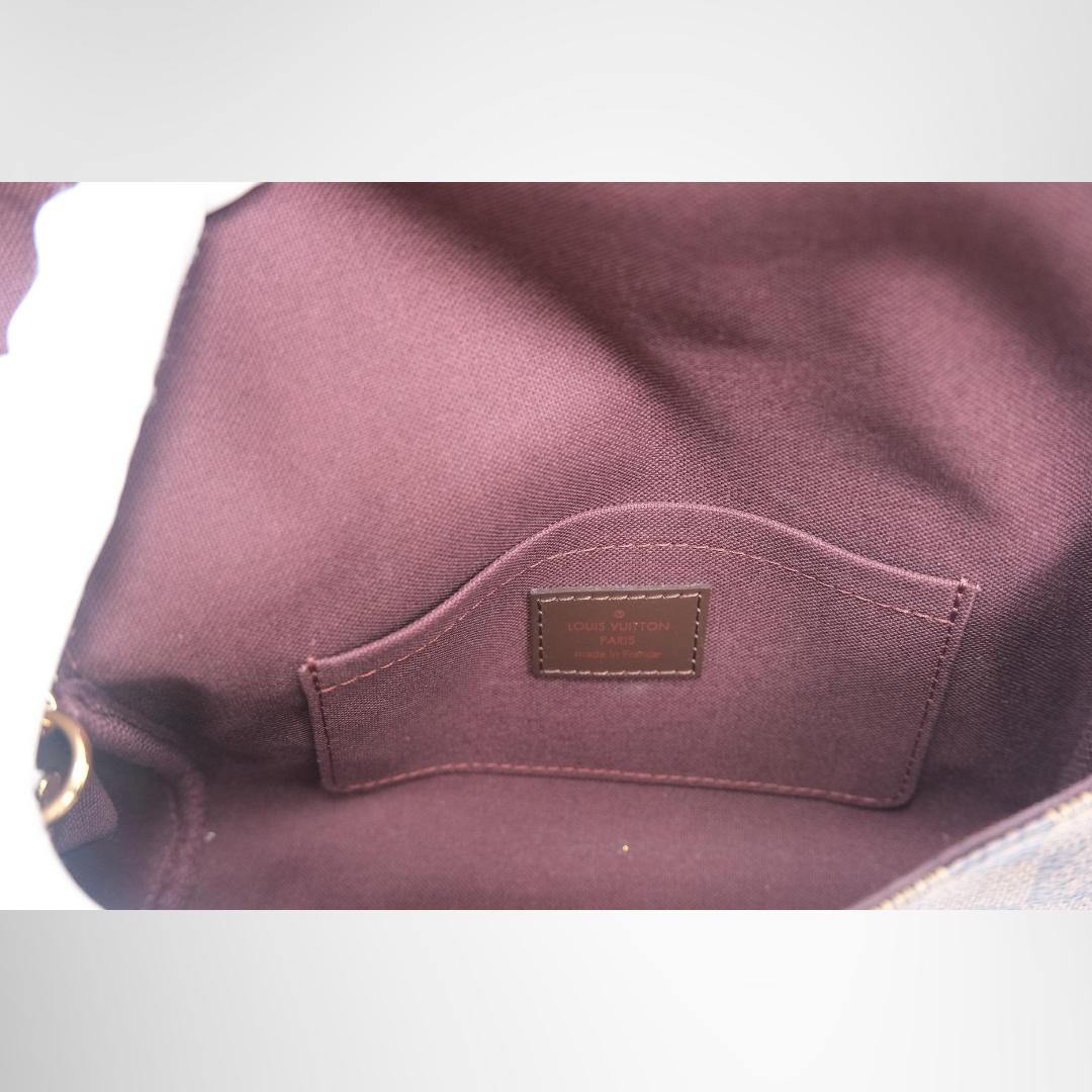 Louis Vuitton Preowned Luxury Bag Favorite Strap PM Interior View