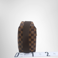 Louis Vuitton Preowned Luxury Bag Geronimo Damier Ebene Back View