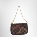 Louis Vuitton Preowned Luxury Bag Mini Pochette Accessory Wall Box Front View