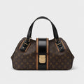 Louis Vuitton Preowned Luxury Bag Monogram Mirage Griet Black Front View