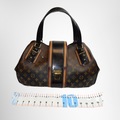 Louis Vuitton Preowned Luxury Bag Monogram Mirage Griet Black Front View 2