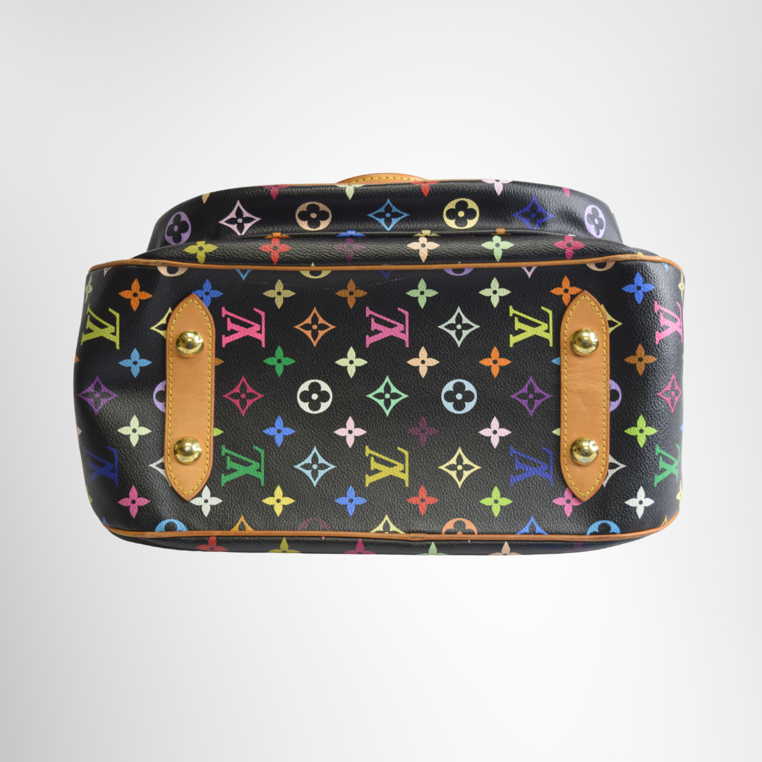 Louis Vuitton Preowned Luxury Bag Monogram Multicolor Rita Bag Bottom View