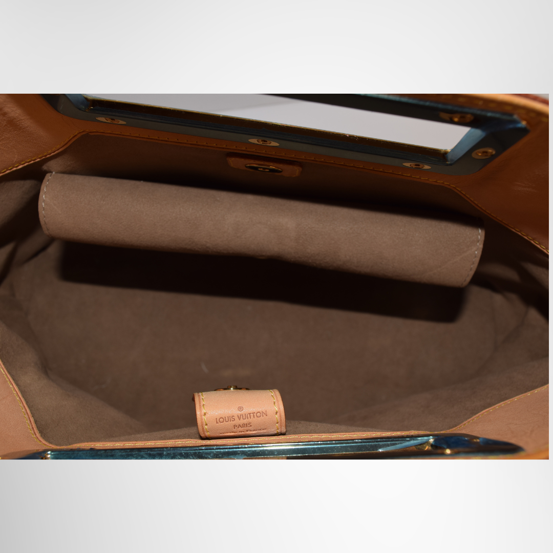 Louis Vuitton Preowned Luxury Bag Monogram Multicolore Judy MM Interior View