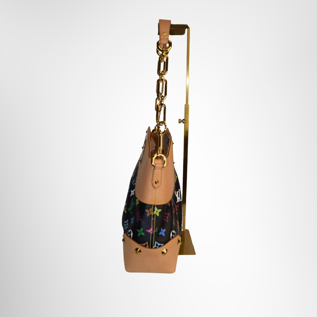 Louis Vuitton Preowned Luxury Bag Monogram Multicolore Judy MM Side View