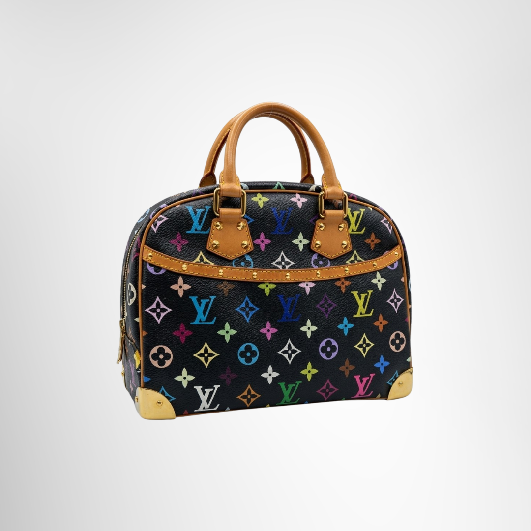 Louis Vuitton Preowned Luxury Bag Trouville Multi Color Front View