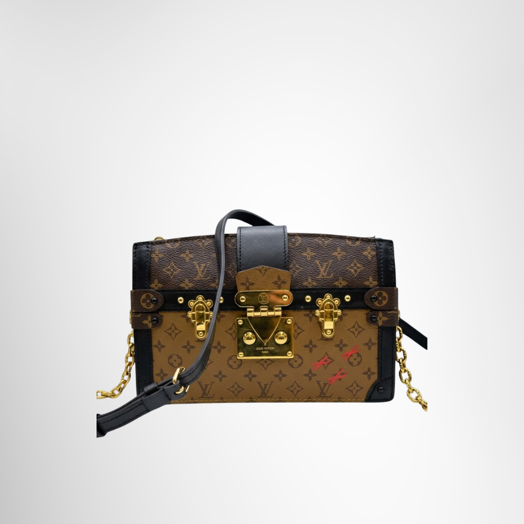Louis Vuitton Preowned Luxury Bag Trunk Clutch Front View