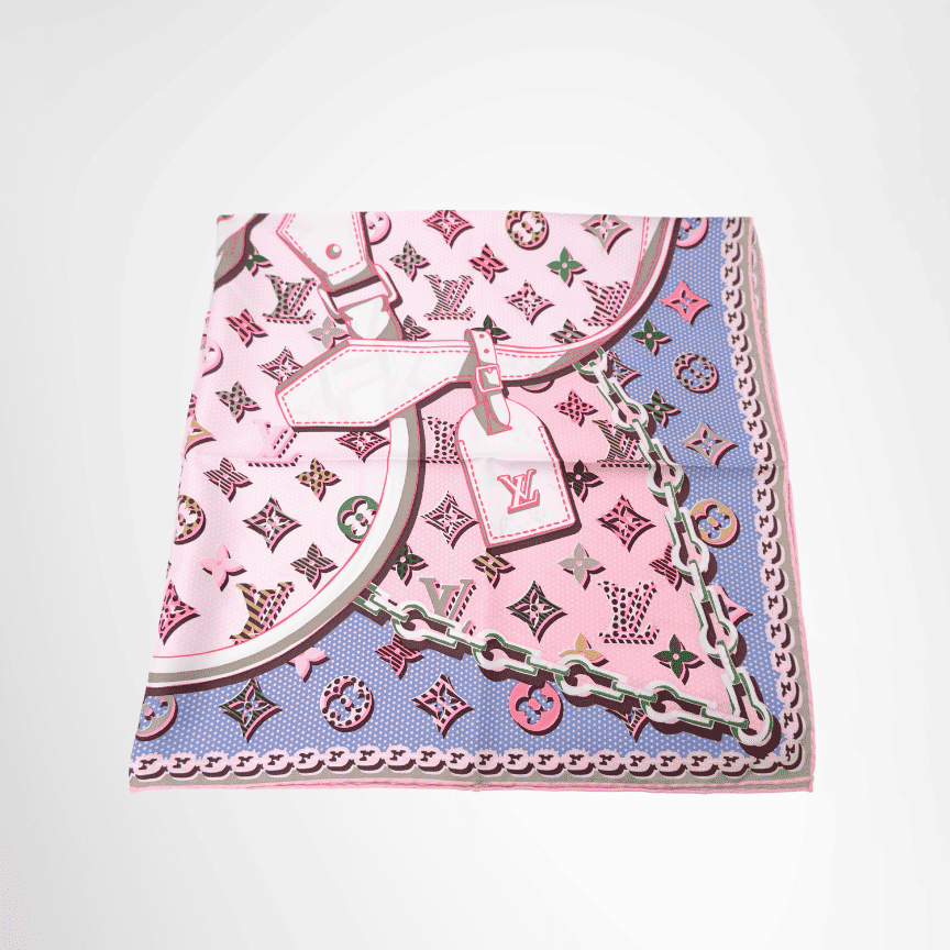 Louis Vuitton Carré Pop Monogram Silk Square Scarf