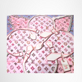 Louis Vuitton Preowned Luxury Carre Pop Monogram Silk Square Scarf Front View - Antonio & Co.