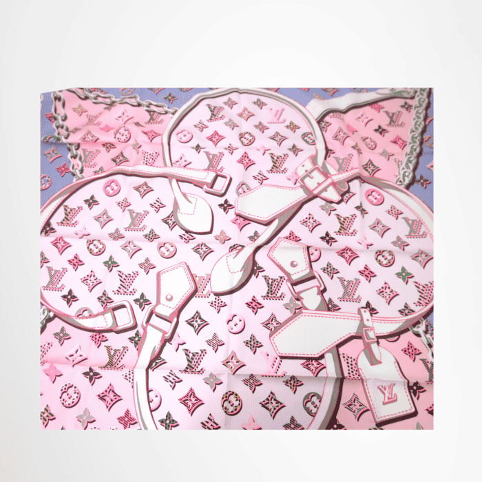 Louis Vuitton Carré Pop Monogram Silk Square Scarf