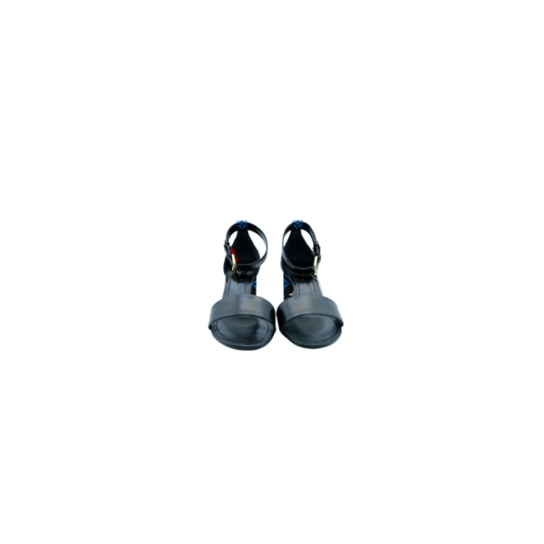 Louis Vuitton Preowned Luxury Chuncky Sandals Shoes Front View - Antonio & Co.