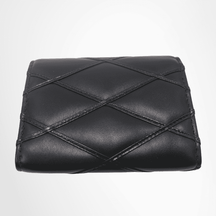 Louis Vuitton Quilted Leather Coin Case – Black