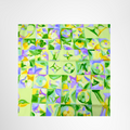 Louis Vuitton Preowned Luxury Colorful Geometric and Abstract Watercolor Scarf Front View - Antonio & Co.