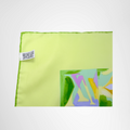 Louis Vuitton Preowned Luxury Colorful Geometric and Abstract Watercolor Scarf Tag View - Antonio & Co.