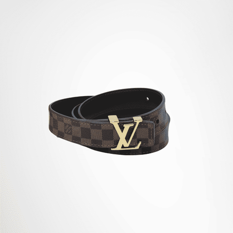 Louis Vuitton Damier Ebene LV Initiales Belt – 80 cm